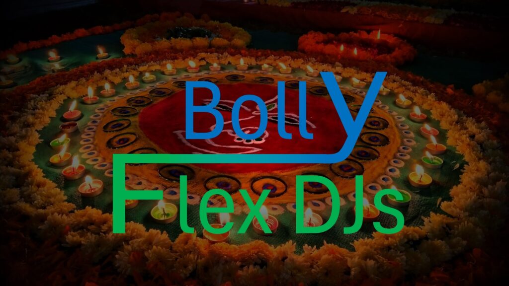 BollyFlex DJs logo — Bollywood, Garba and Dandiya DJs in Southwestern Ontario